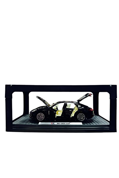 Can Ali Toys 1:24 Metal Model Koleksiyon Araba Porsche Siyah 21 CM CZ127B