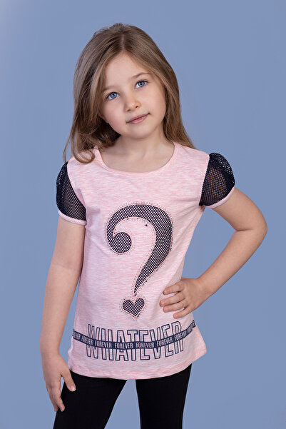 Toontoy Κοριτσίστικο μπλουζάκι με κεντημένη πέτρα