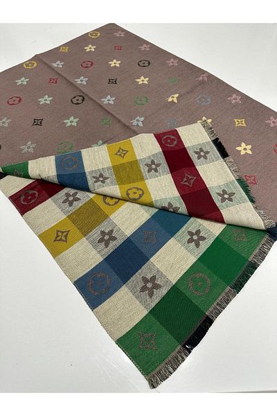 Lady colour Winter Wool Silk Premium Double-Sided Shoulder Esr0601