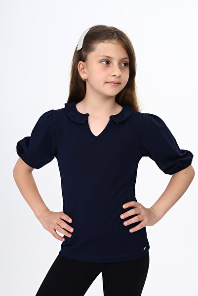 Toontoy Tricou pentru fetiță cu mâneci cu balon