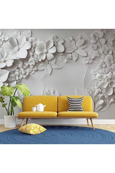 MORDENTE HOME 3 BOYUTLU RELİEF DESEN DUVAR KAĞIDI (İSTENİLEN ÖLÇÜDE ÜRETİLMEKTEDİR)