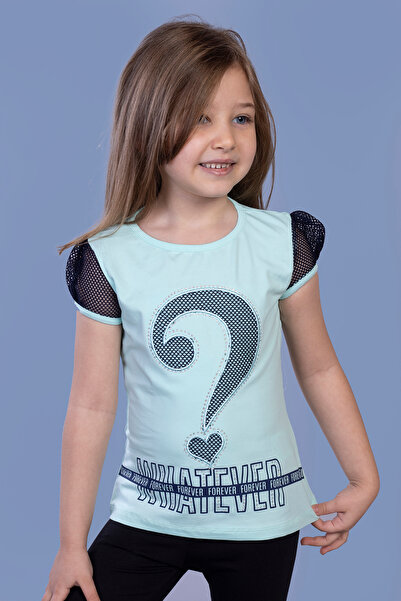 Toontoy Κοριτσίστικο μπλουζάκι με κεντημένη πέτρα