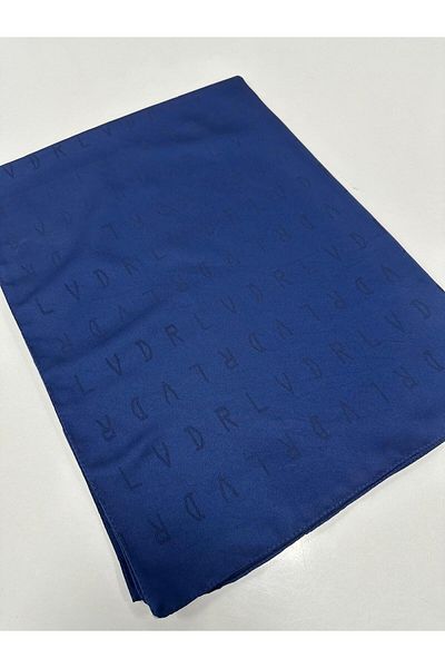 Levidor Ljk0802 Model Blue Jacquard Shawl