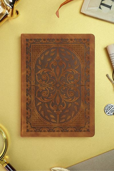 Victoria's Journals Vintage Old Book Notebook 14X20 Cm. 80Gr. 160 Sheets Striped