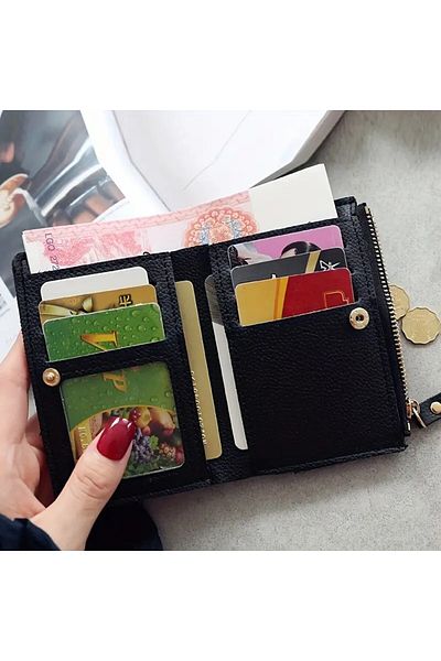 zehracatasariim Cherry Embroidered Women's Wallet