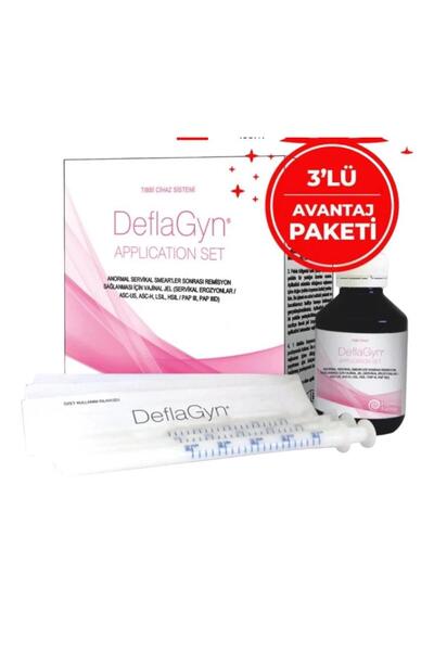 DeflaGyn Vajinal Jel 3'lü Avantaj Paketi