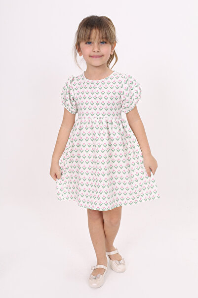Toontoy Φόρεμα για κορίτσια με σχέδιο τουλίπας