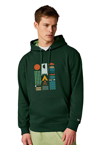 Tarrzzcom Bauhaus Design Hooded Camping Sweatshirt