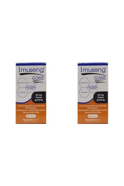 Imuneks İmuseng G365 - 30 Capsules 2 Pieces