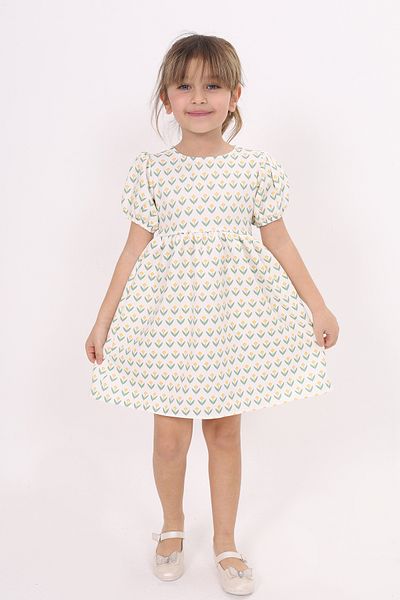 Toontoy Girl's Tulip Print Dress