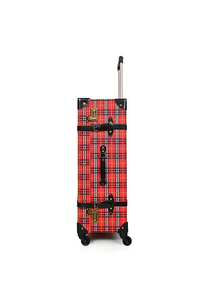 MORANO Classic Leather Bلكامل Moraraino 4 Pieces of شنط Travel Squat-Including the Lap and Lock Security