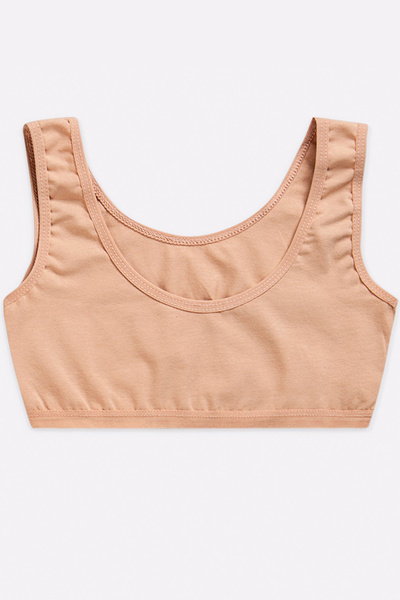 Happy Fox 5-Piece Lycra Cotton Bra Set for Young Girls - Wide Strap Undershirt
