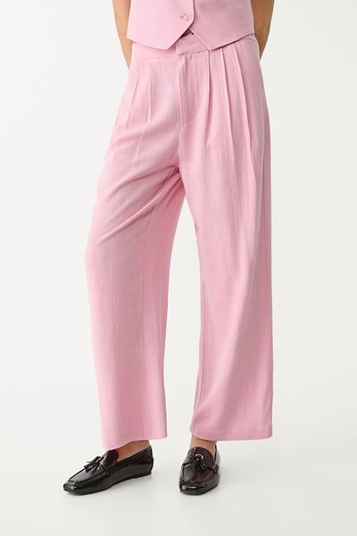 Stradivarius Linen blend darted culottes