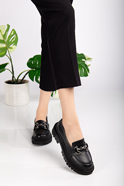 Moricha Ортопедични подметки черни матови мокасини - ежедневни класически дамски обувки