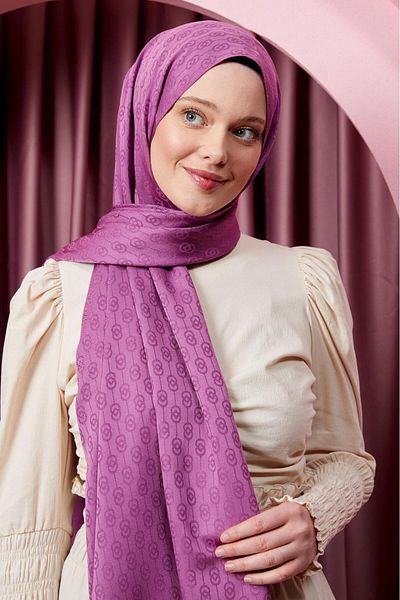 Levidor Premium Dried Rose Shawl - LJK0505