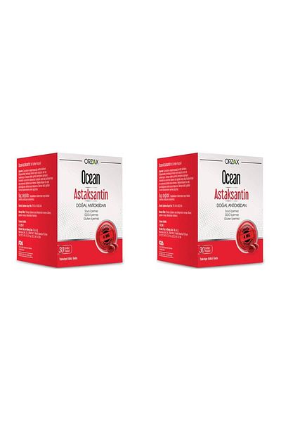 Ocean Astaxanthin 30 Softgel Capsules 2 Pack
