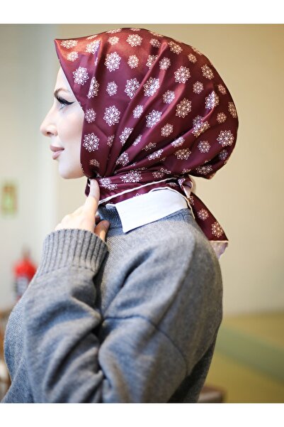 efdal şal eşarp Monogram Pattern Twill Scarf