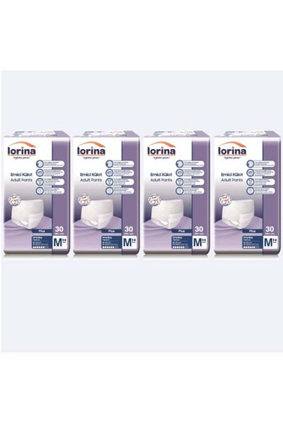LORİNA Lorina Absorbent Panties Patient Diaper m 4 X 30Pcs