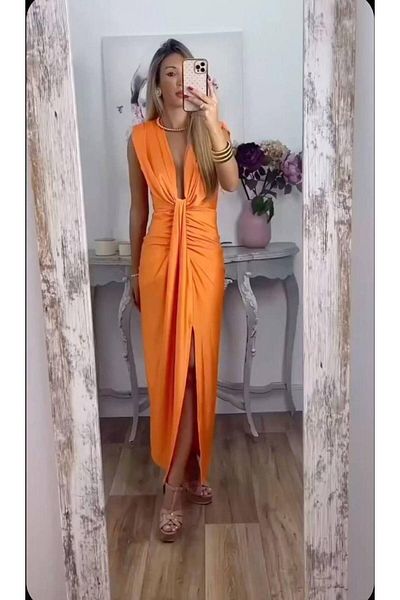 hipnoz butik Rochie de damă, căptușită, drapată, lungă de invitație