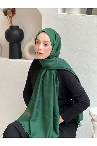 Modakaşmir Σάλι με μοτίβο μαργαριταριών σειράς Soft Jacquard
