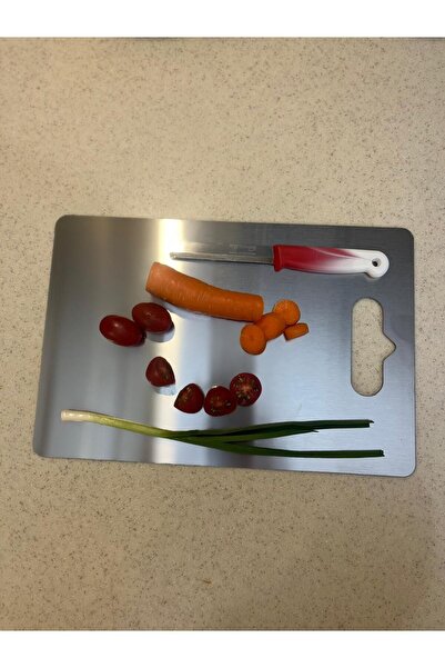 Home لوح تقطيع من الستانلس ستانلس 304 عالي الجودة رمادي/حجم واحد