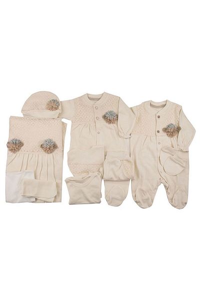 Bebbemini Baby Girl Mint 10-Piece Hospital Discharge Set 1655