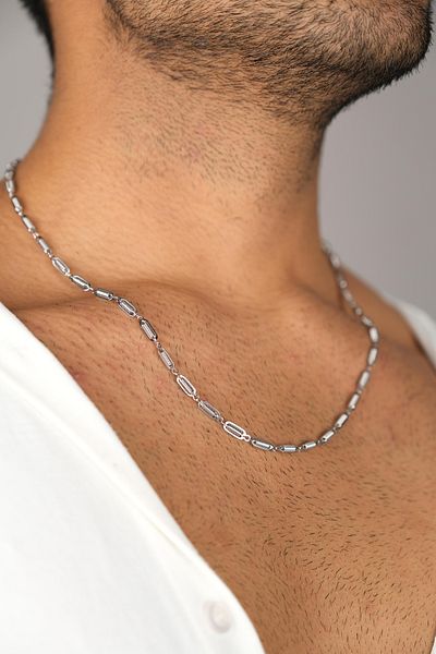 Jack Ferrero Men's Luxury Steel Necklace