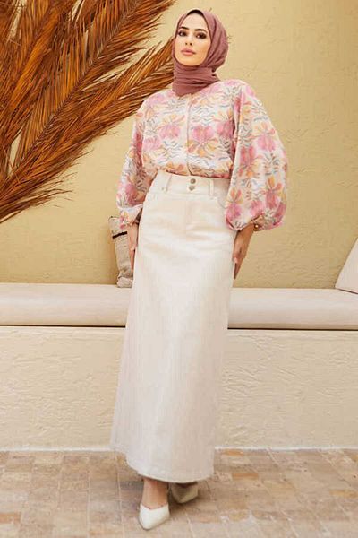 Neways 2254 Model Classic White Skirt