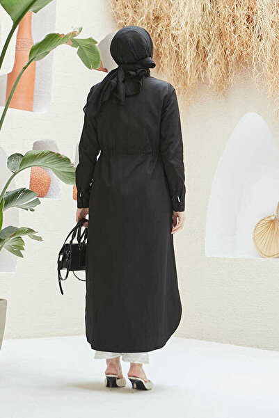 Neways Black Tunic - 6613 Model with Pockets and Laces
