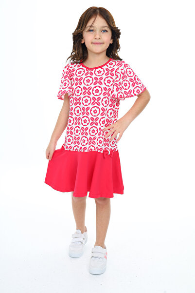 Toontoy Rochie pentru fetiță cu imprimeu floral