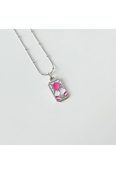 Boise Atelier Pinky Sun Steel Necklace |   Steel Necklace