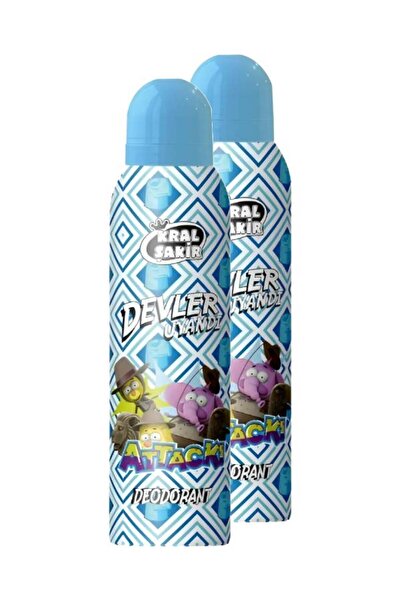Kral Şakir Deodorant 150ml – Gün Boyu Ferahlık ve Eğlence (2 Adet)