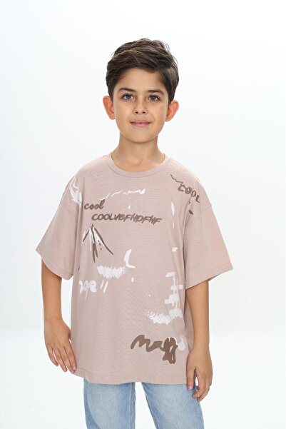 Toontoy Tricou Graffiti cu imprimeu pentru băieți