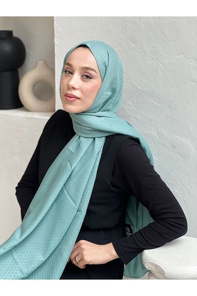Modakaşmir Σάλι με μοτίβο μαργαριταριών σειράς Soft Jacquard