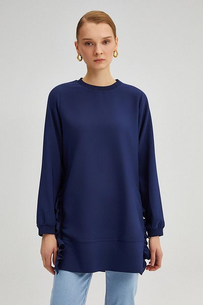 Touché Privé Frilly Crepe Tunic