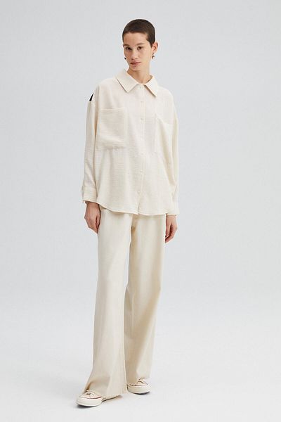 Touché Privé Tassel Detailed Printed Shirt