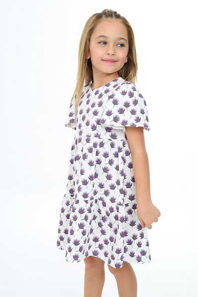 Toontoy Girl's Full Tulip Printed Dress