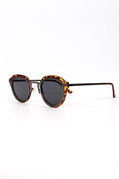 MACERATİ Unisex Black Leopard Sunglasses