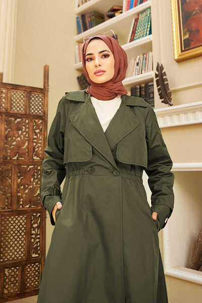 Neways 6602-Allerli Trençkot Haki