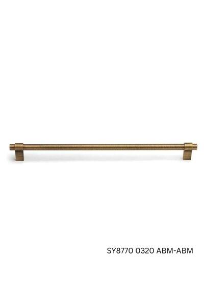 System Mobilya Kulbu Antik Sarı Renk 320mm Kulp (SY8770 0320 ABM-ABM)