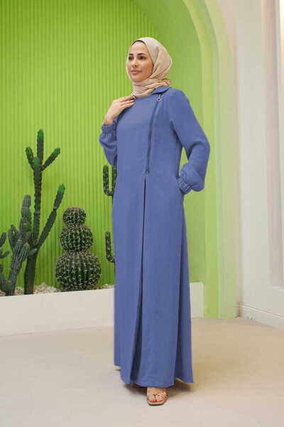 Neways Crepe Side Zipper Ferace Indigo 6541