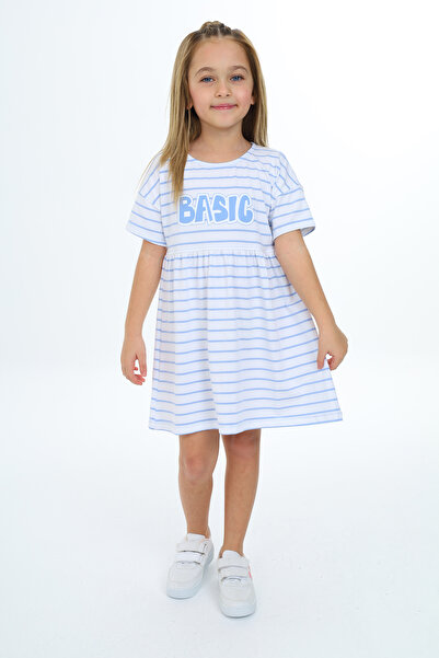 Toontoy Ριγέ Φόρεμα για Κορίτσι