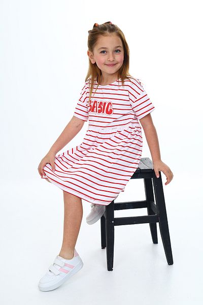 Toontoy Striped Dress for Girls