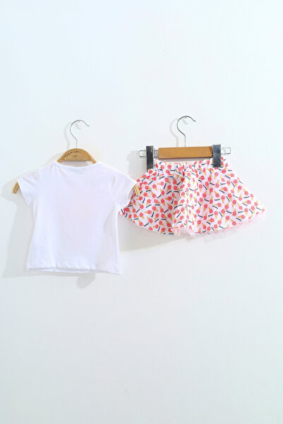 LC Waikiki Toontoy Girl's Sequin Skirt Set