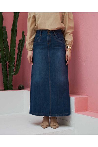 Neways Model 2264 - Fusta Denim Albastru Inchis