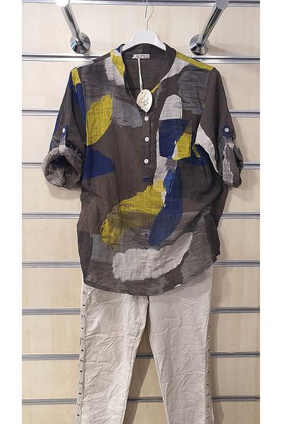 Park Moda Италиански модел на пачуърк за риза с 3 копчета