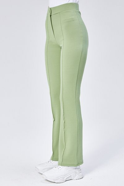 Maison La Femme Women's Lycra Striped Palazzo Trousers