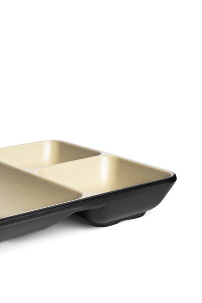 mastergold ( 16 * 24 CM ) 4 Pieces Divided Melamine Break-resistant Plates | Divided Plate Multi Use Perfect