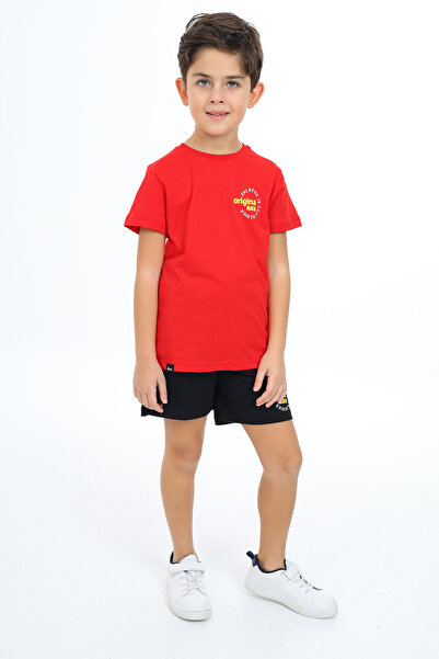 Toontoy Set pantaloni scurți imprimați pentru băiat