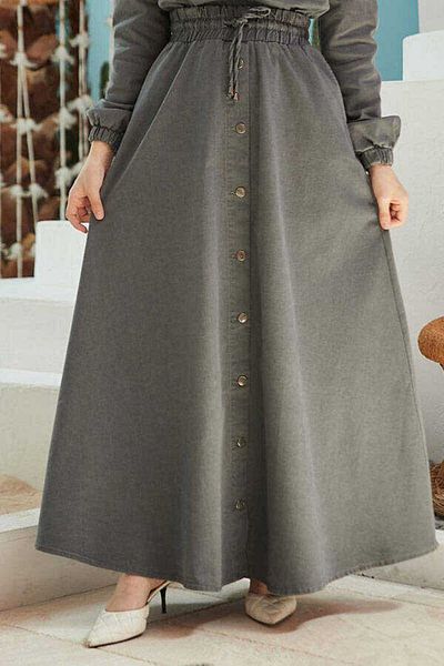 Neways 6544 - Skirt and Tunic Double Set Gray